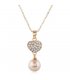 SET607 - Elegant Pearl Heart Jewellery Set